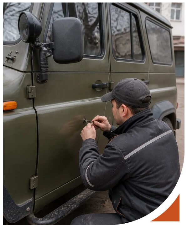 Профессиональное вскрытие автомобиля УАЗ без повреждений в Севастополе